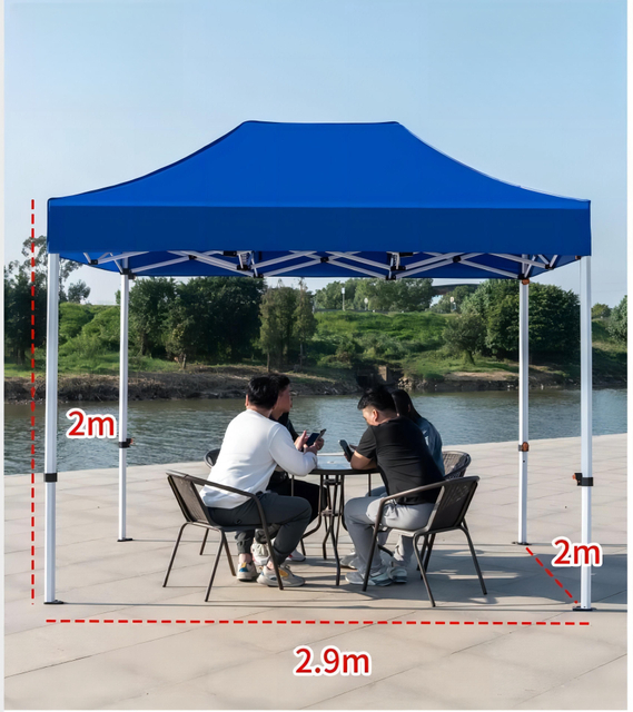 A exposição personalizada do evento da cópia da propaganda exterior de 2X3M estala acima a barraca da feira de comércio do dossel da barraca de dobramento