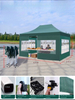 Dossel pop up de alta qualidade, 2x2m, 2x3m, 3x3m, 3x4.5m, 3x6m, tenda para feiras comerciais, publicidade ao ar livre, barraca dobrável, 3*3 m, tecido gazebo