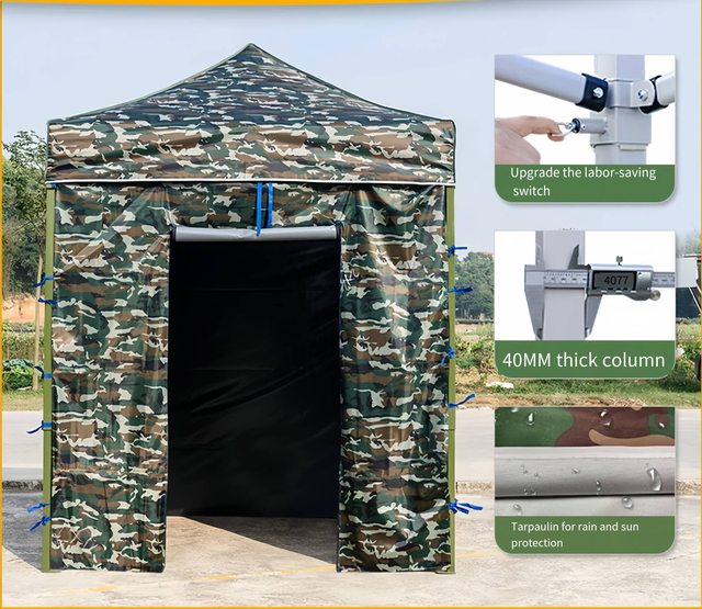 Barraca dobrável personalizada, 3*3 metros de espessura, barraca de exposição de publicidade, dossel de quatro cantos, barraca inflável de publicidade para venda