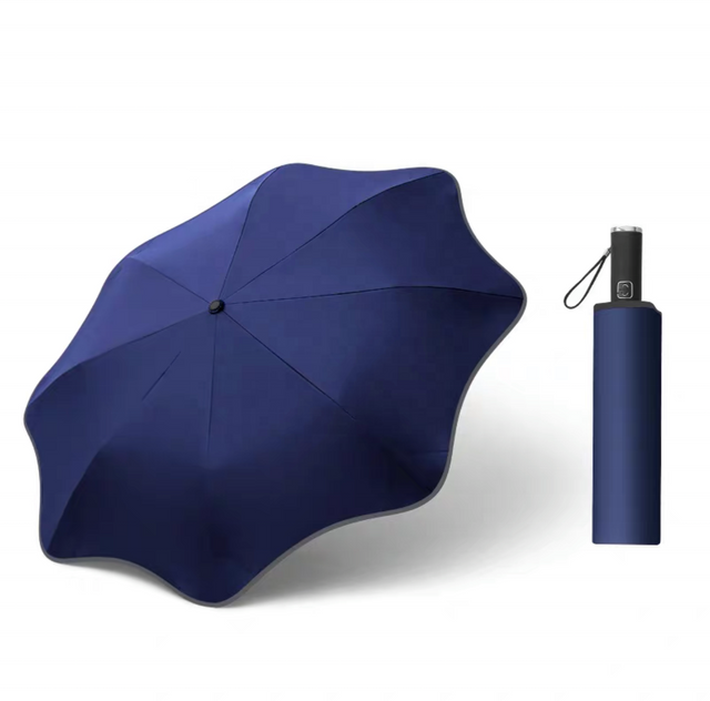 Guarda-chuva automático de penas ultraleve, protetor solar dobrável, anti-ultravioleta, publicidade, guarda-chuva totalmente automático