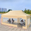 Tenda dobrável personalizada da China com dossel dobrável e tendas de exposição à prova d'água de alumínio na parte superior e nas paredes laterais
