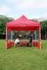 Guarda-sol para show ao ar livre à prova d'água 10x10 pés pop up barraca dobrável para venda com logotipo personalizado
