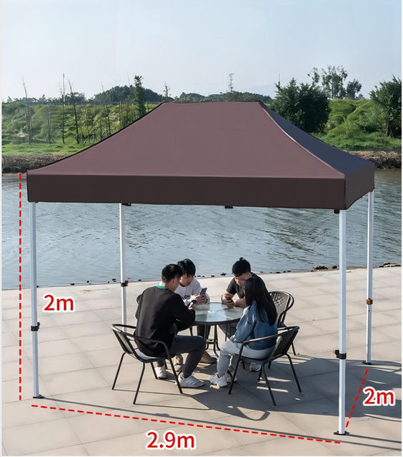 A exposição personalizada do evento da cópia da propaganda exterior de 2X3M estala acima a barraca da feira de comércio do dossel da barraca de dobramento