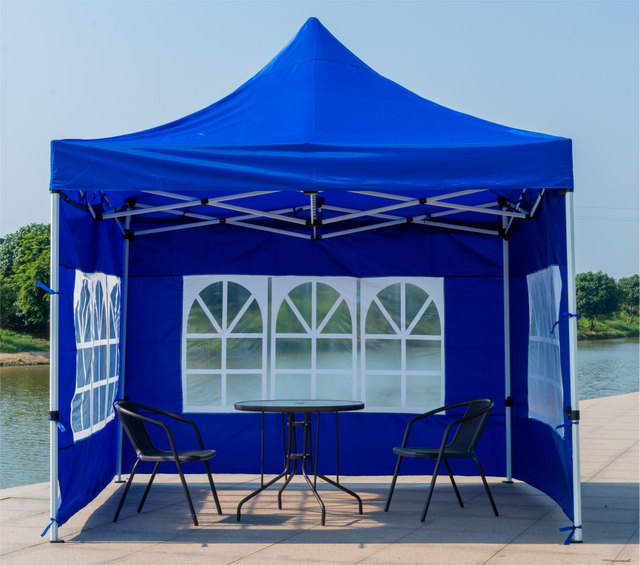 Moderno 3x3 impermeável feira dobrável tenda estrutura de aço pop dossel festas ao ar livre eventos impressão de logotipo personalizável