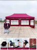 Tenda dobrável personalizada grande para festa, dossel ao ar livre, jardim, sombra, exposição comercial, toldo pop-up, estrutura hexagonal de diamante