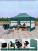Cobertura de estrutura de telhado de dossel pop up tenda toldo janela jardim gazebo sombra de sol ao ar livre barracas de feiras
