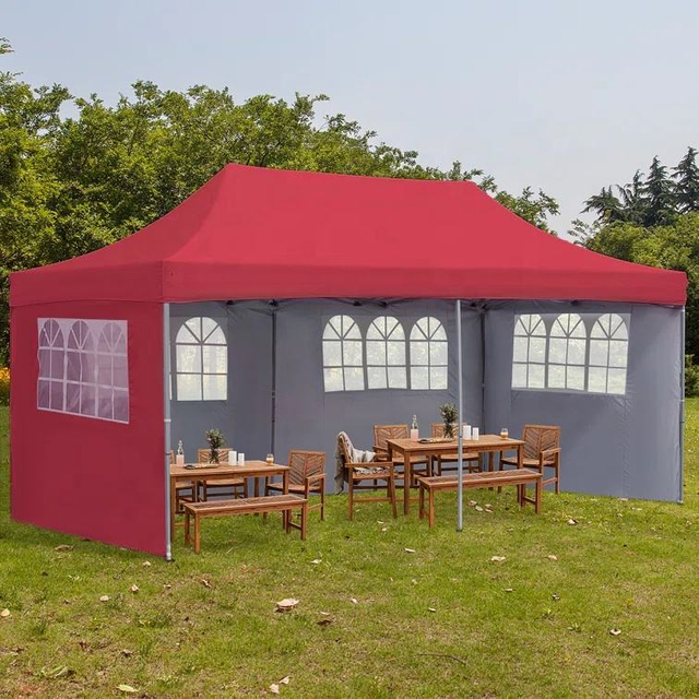 Logotipo personalizado impresso 10x20 pés dobrável pop up tenda de dossel tenda de publicidade para feiras comerciais para atacado