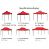 Tenda para feiras ao ar livre, prevenção de epidemias, isolamento, quatro cantos, quatro pés, dobrável, dossel, tenda de exposição