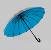 Guarda-chuva de golfe de 2 camadas com impressão digital de luxo, fibra de vidro à prova de vento, fabricação na China no atacado