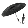 Guarda-chuva de iridescência aberto automático com logotipo personalizado 16K Guarda-sol automático à prova de vento para golfe para adultos