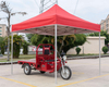 Tenda dobrável personalizada 3x3 para eventos ao ar livre, estrutura de aço moderna de 6m com impressão de logotipo, dossel de publicidade resistente à água
