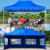 Dossel pop-up impermeável da barraca de dobramento da feira comercial 3x4.5 com impressão customizável do logotipo dos eventos das festas ao ar livre da estrutura de aço