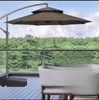 Pólo lateral piscina dobrável pátio tecido impermeável personalizado guarda-sol ao ar livre cantilever jardim guarda-sol guarda-sol praia sol