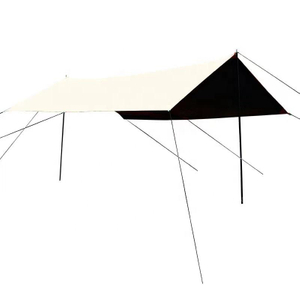 Atacado grande flysheet ultraleve sombra de sol dossel abrigo ao ar livre árvore real camo caminhadas camping lona