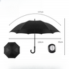 Designer de moda pessoal guarda-sol automático paraguas logotipo personalizado compacto portátil chuva automático à prova de vento 3 guarda-chuva dobrável
