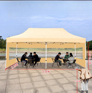Tenda de publicidade ao ar livre quatro cantos dobrável toldo telescópico quatro pés tenda estacionamento alumínio tendas de exposição à prova dwaterproof água