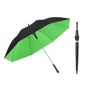 Logotipo personalizado de alta qualidade impresso guarda-chuva de golfe promocional de camada dupla design à prova de vento estilo moderno para adultos