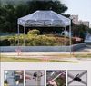 Venda quente de alta qualidade pérgula dossel tenda pop-up quadro hexagonal resistente dossel de alumínio à prova dwaterproof água tendas de exposição