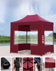 Gazebo dobrável de alumínio para publicidade personalizada de alta qualidade, estrutura de dossel pop-up para barracas de exposição à prova d'água de alumínio