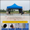 Tenda de dossel com estrutura de diamante hexagonal de alta qualidade para exibição de publicidade externa Técnicas de impressão UV Eventos de feiras comerciais