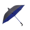 Logotipo personalizado à prova de vento de marca promocional colorido barato Pongee guarda-chuvas de golfe grandes retos automáticos parapluie para exterior