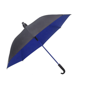 Logotipo personalizado à prova de vento de marca promocional colorido barato Pongee guarda-chuvas de golfe grandes retos automáticos parapluie para exterior