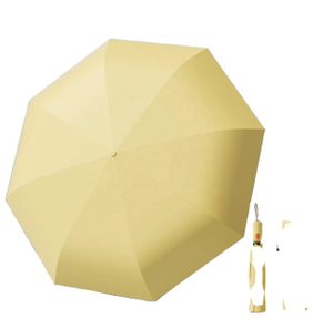Guarda-chuva dobrável com cabo de madeira com proteção uv, guarda-chuva de chuva com cola colorida no atacado do fornecedor
