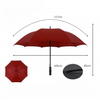 Guarda-chuva de golfe com base à prova de vento para guarda-chuva, revestimento UV, alça de Eva aberta, impressão personalizada, publicidade, dossel duplo, guarda-chuvas de chuva 