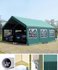 5x6 outdo ou orçamento de alumínio lite quadro dossel tenda impressão personalizada logotipo promocional dobrável gazebo comercial para feiras
