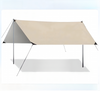 Lona de acampamento resistente a UV com postes Dossel de acampamento Lona de barraca de sobrevivência à prova d'água e ultraleve
