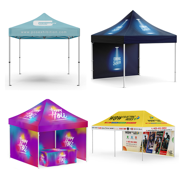 Venda por atacado de tenda dobrável de dossel de 10x10 pés para publicidade ao ar livre para eventos e feiras
