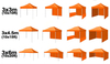 Venda por atacado de tenda dobrável de dossel de 10x10 pés para publicidade ao ar livre para eventos e feiras
