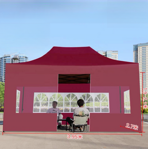 Tenda de praia dobrável impressa personalizada, exposição promocional para feiras comerciais, estrutura de dossel de alumínio à prova d'água, barracas de exposição