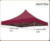 Novo produto 10x10ft personalizado feira de negócios exibição eventos dossel tenda publicidade pop up tenda 1200d capa de tenda sem moldura