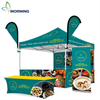 Tenda de dossel de aço personalizada 10X15 pés Tenda de publicidade pop-up para exibição de feiras comerciais ao ar livre e cobertura de eventos