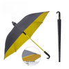 Logotipo personalizado à prova de vento de marca promocional colorido barato Pongee guarda-chuvas de golfe grandes retos automáticos parapluie para exterior