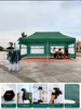 Estrutura de diamante hexagonal personalizada dobrável portátil pop up tenda gazebo barraca de publicidade de poliéster de quatro estações com logotipo