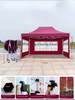 Tenda dobrável personalizada grande para festa, dossel ao ar livre, jardim, sombra, exposição comercial, toldo pop-up, estrutura hexagonal de diamante