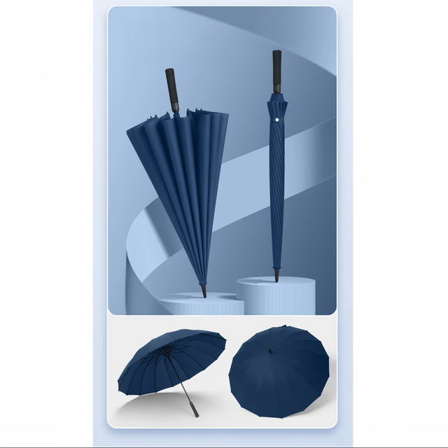 Guarda-chuva de golfe extra grande personalizado de fábrica, promoção, personalidade, à prova de vento, à prova d'água, guarda-chuva aberto automático com logotipo