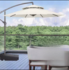 Pólo lateral piscina dobrável pátio tecido impermeável personalizado guarda-sol ao ar livre cantilever jardim guarda-sol guarda-sol praia sol